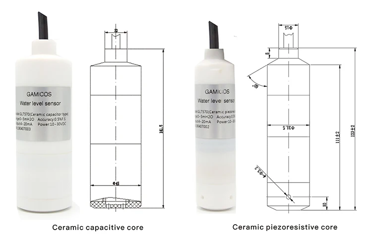 JW570 Антикоррозионный жидкостный керамический датчик измерения давления