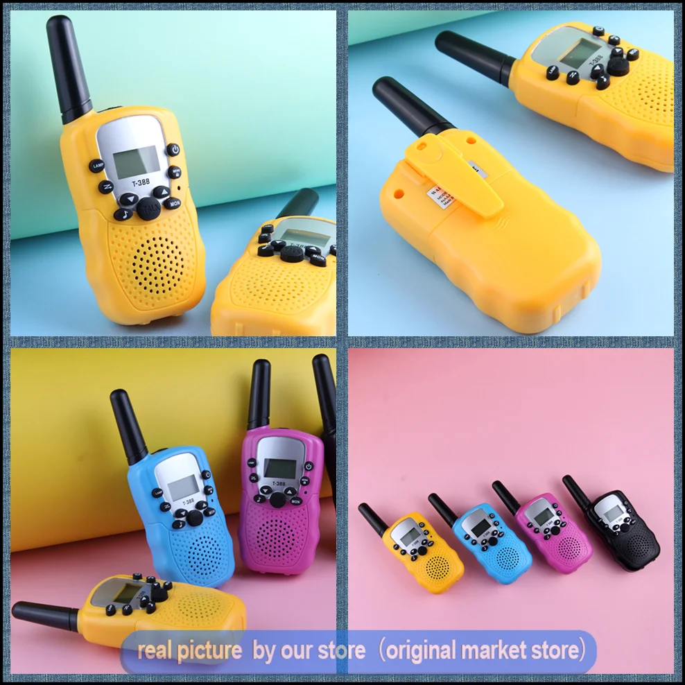 Xiaomi Children walkie talkie 2pcs mobile handheld transceiver highlight phone radio intercom 6km mini toys talkie walkie gifts