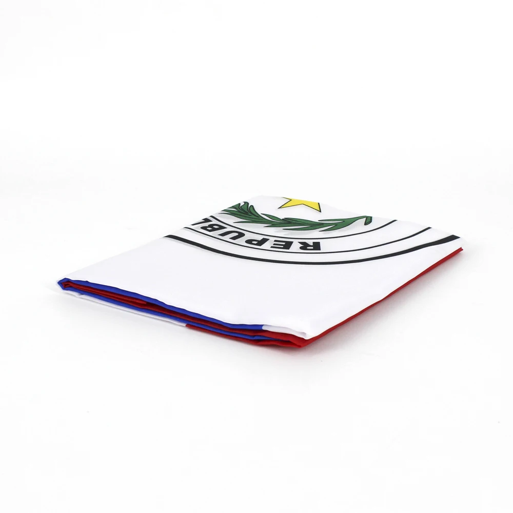 Флаг парагвайской Республики для украшения 90 х150 см