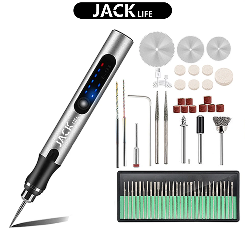 USB Cordless Rotary Tool Kit Woodworking Engraving Pen DIY For Jewelry Metal Glass Mini Wireless Drill