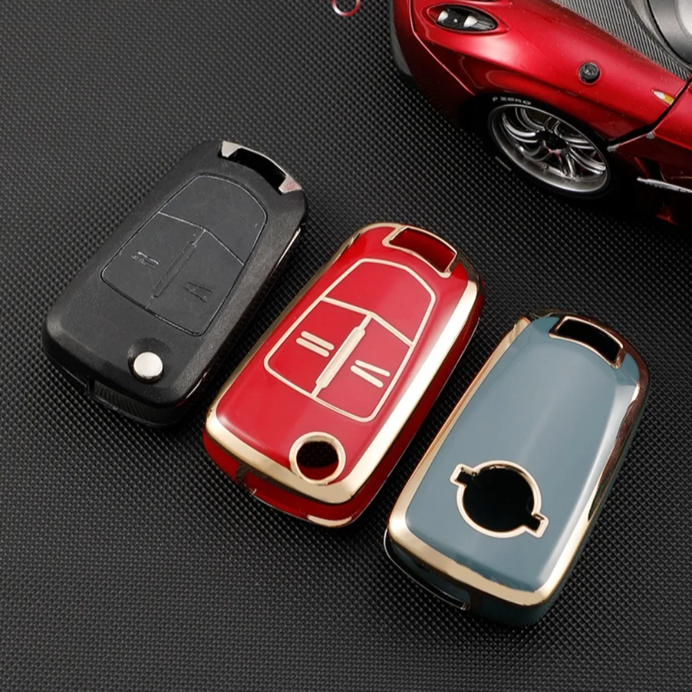 Чехол для автомобильного ключа из ТПУ флип-чехол Vauxhall/Opel/Astra J/ Corsa D/Insignia/Vectra C
