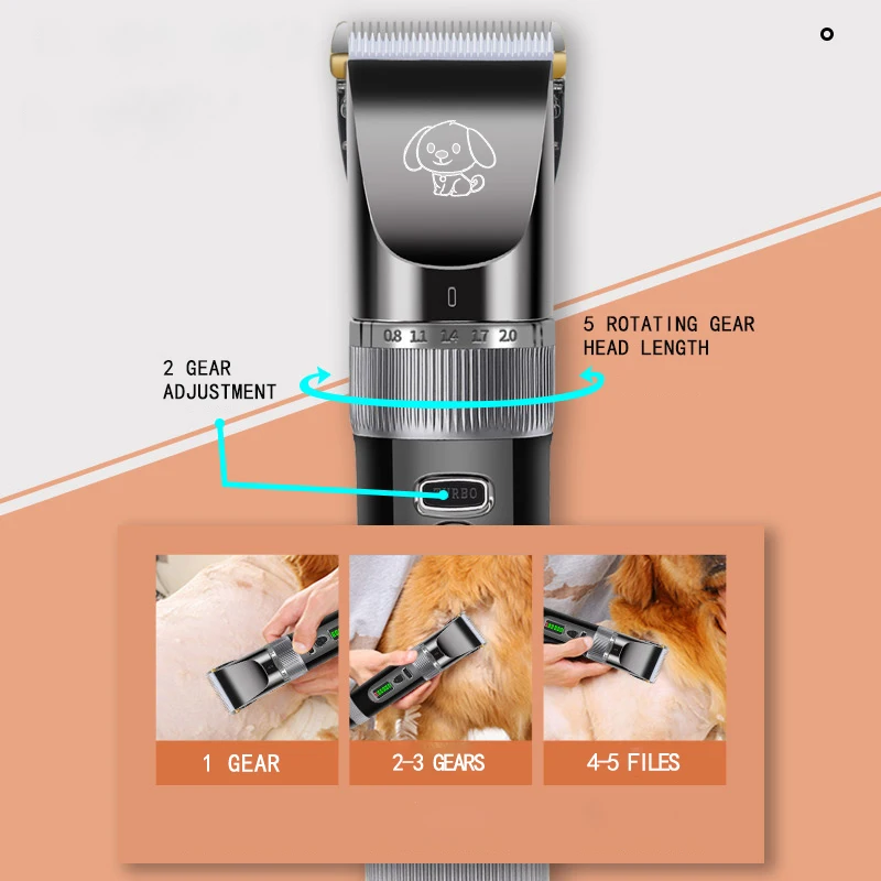 Машинка для стрижки домашних животных набор кошек машинка собак с дисплеем