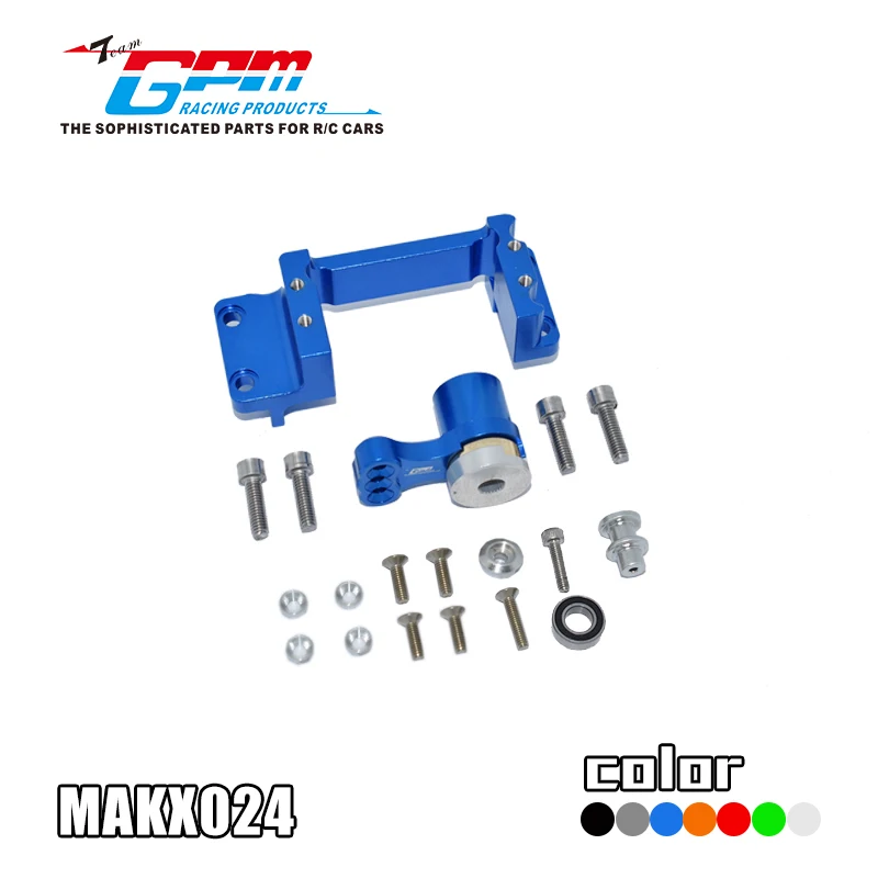

Upgrading accessories for arrma 1/5 Kraton 8s RC car aluminum alloy steering gear seat 25t spring relief servo arm set