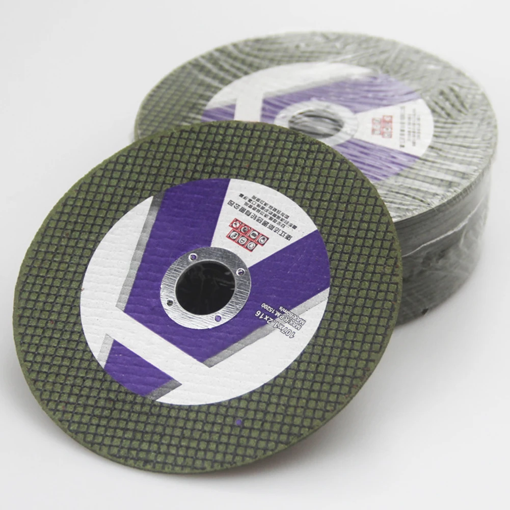 

10Pcs 107mm Metal Cutting Disc Resin Grinding Wheel Saw Blade Double Mesh 16mm Bore Woodworking Tools Angle Grinder Accessories