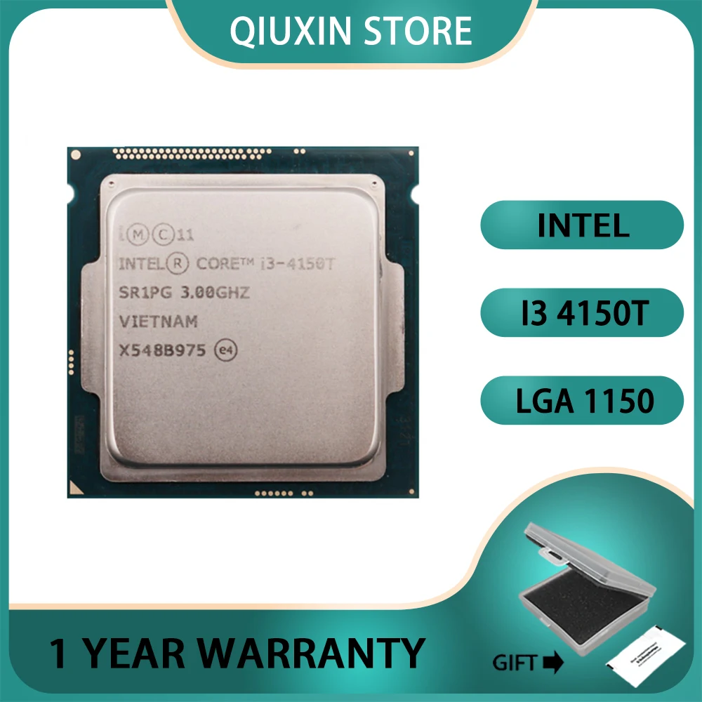 

Процессор Intel Core i3 4150T SR1PG CPU 3,0 ГГц 3 Мб 5 ГТ/с LGA 1150