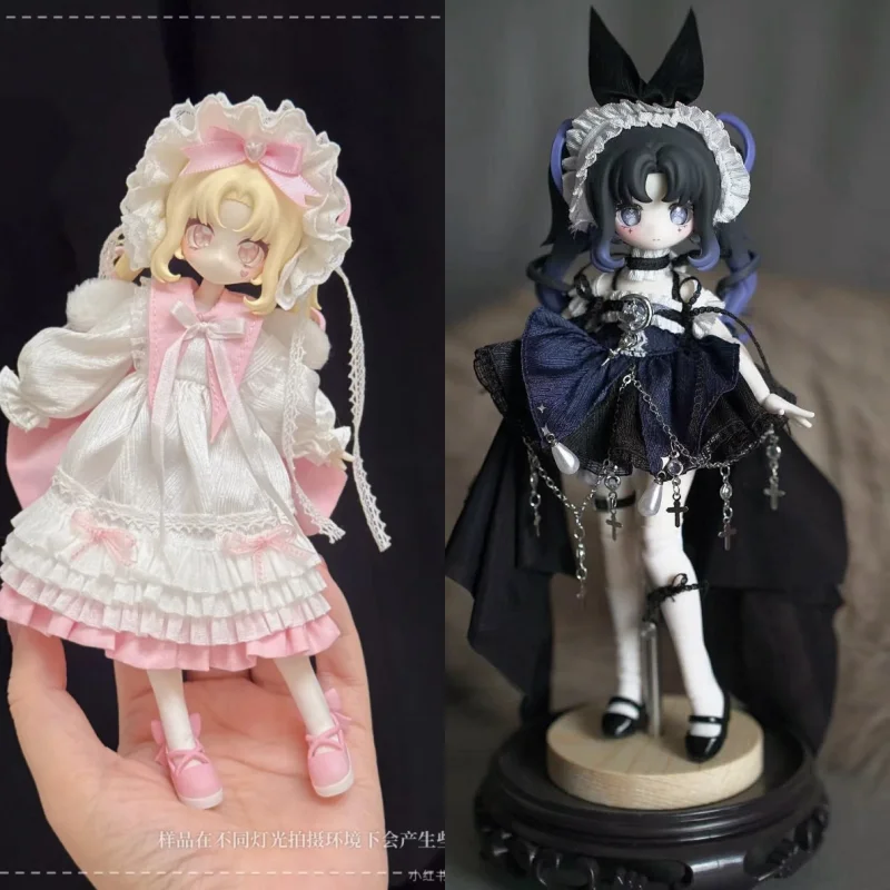 Фото Оригинальная коллекционная фигурка Meki'S Heart Of Creation Blind Box 12 Minutes Mjd Mobile Doll Limited Edition на подвесной карточке - Colorful Love Platinum №1