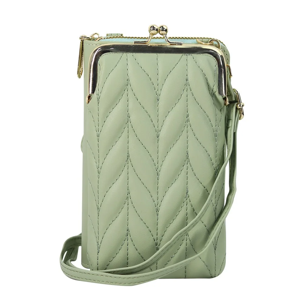 

Leather Crossbody Cell Phone Bag for Women Wallet Purse