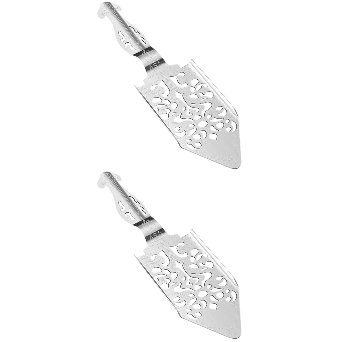 

2pcs Stainless Absinthe Spoon Multi-function Wormwood Spoon Household Absinthe Filter