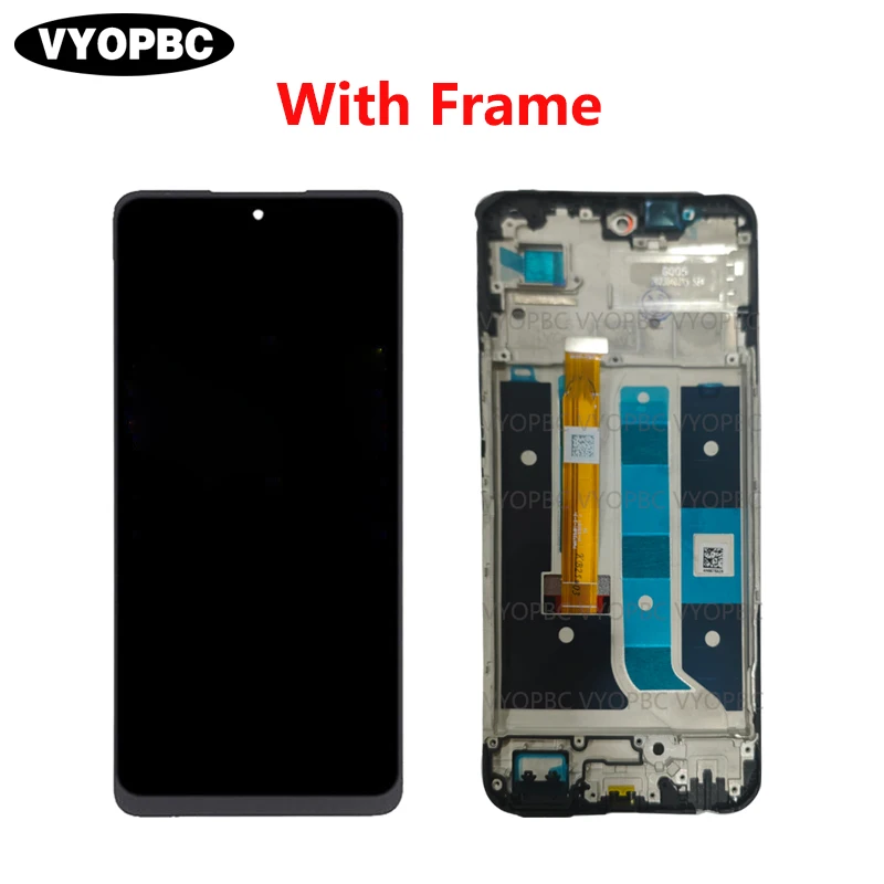 6 72 &quotLcds для Oppo Realme V50 V50S ЖК-дисплей сенсорный экран с рамкой и дигитайзером RMX3781