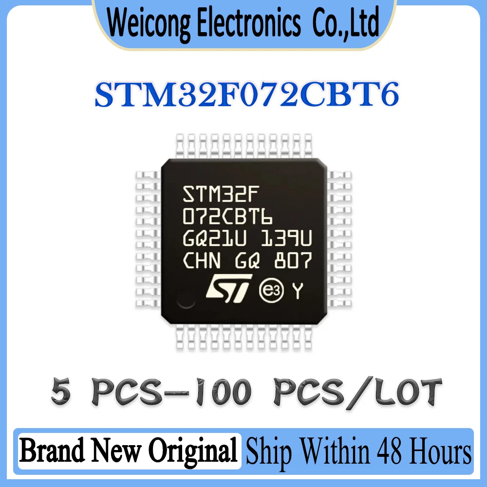 

STM32F072CBT6 STM32F072CBT STM32F072CB STM32F072C STM32F072 072CBT6 STM32F STM32 STM IC MCU Chip LQFP-48