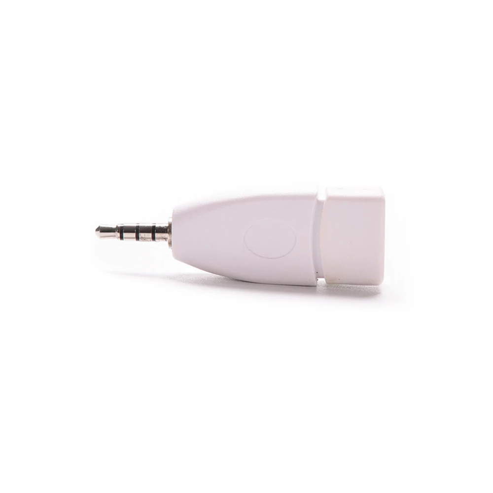 

New 3.5mm Male AUX Audio Plug To USB 2.0 Female Converter Adapter Jack Car MP3