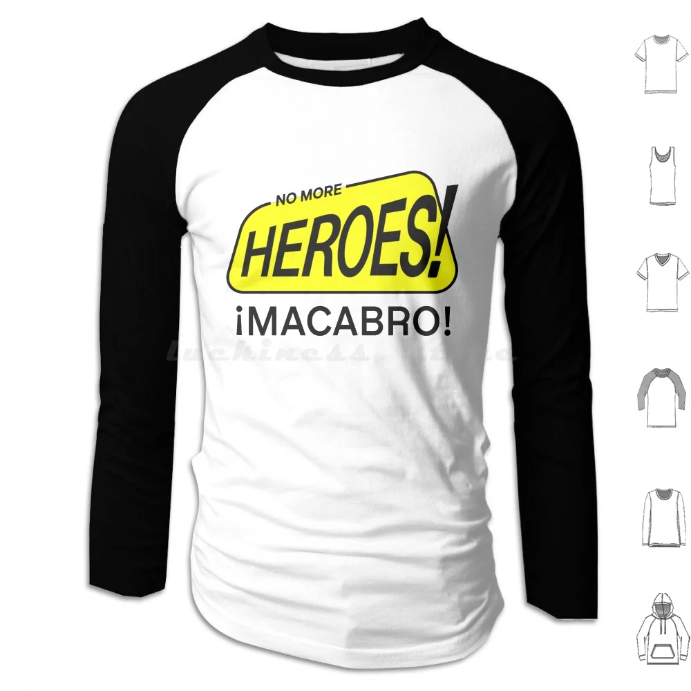 

Худи 041-Macabro с длинным рукавом Macabro No More Heroes 2 Nomoreheroes No More Heroes Nmh Wii Suda 51 51 Nmh2