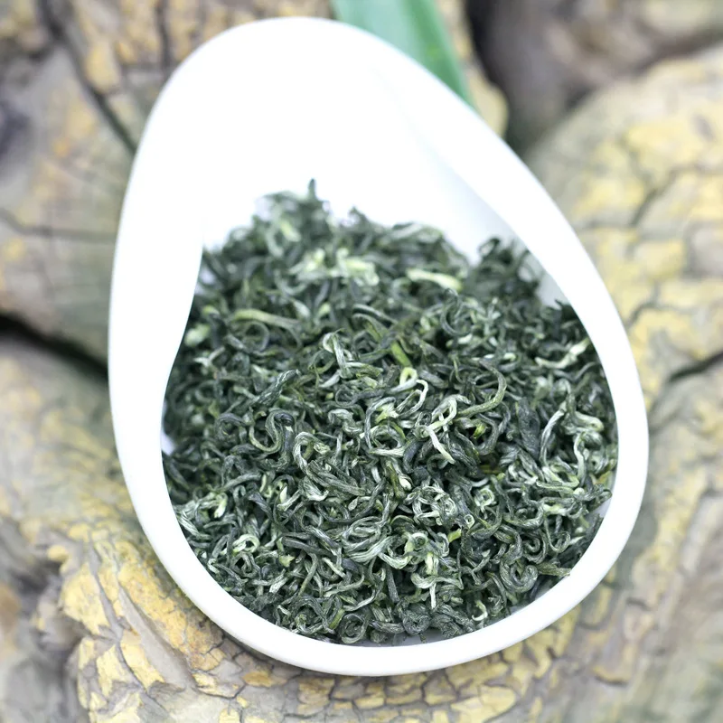 

2022 Chinese Bi-luo-chun Green-Tea 250g Real Organic New Early Spring Green-Tea for Weight Loss Health Care Houseware