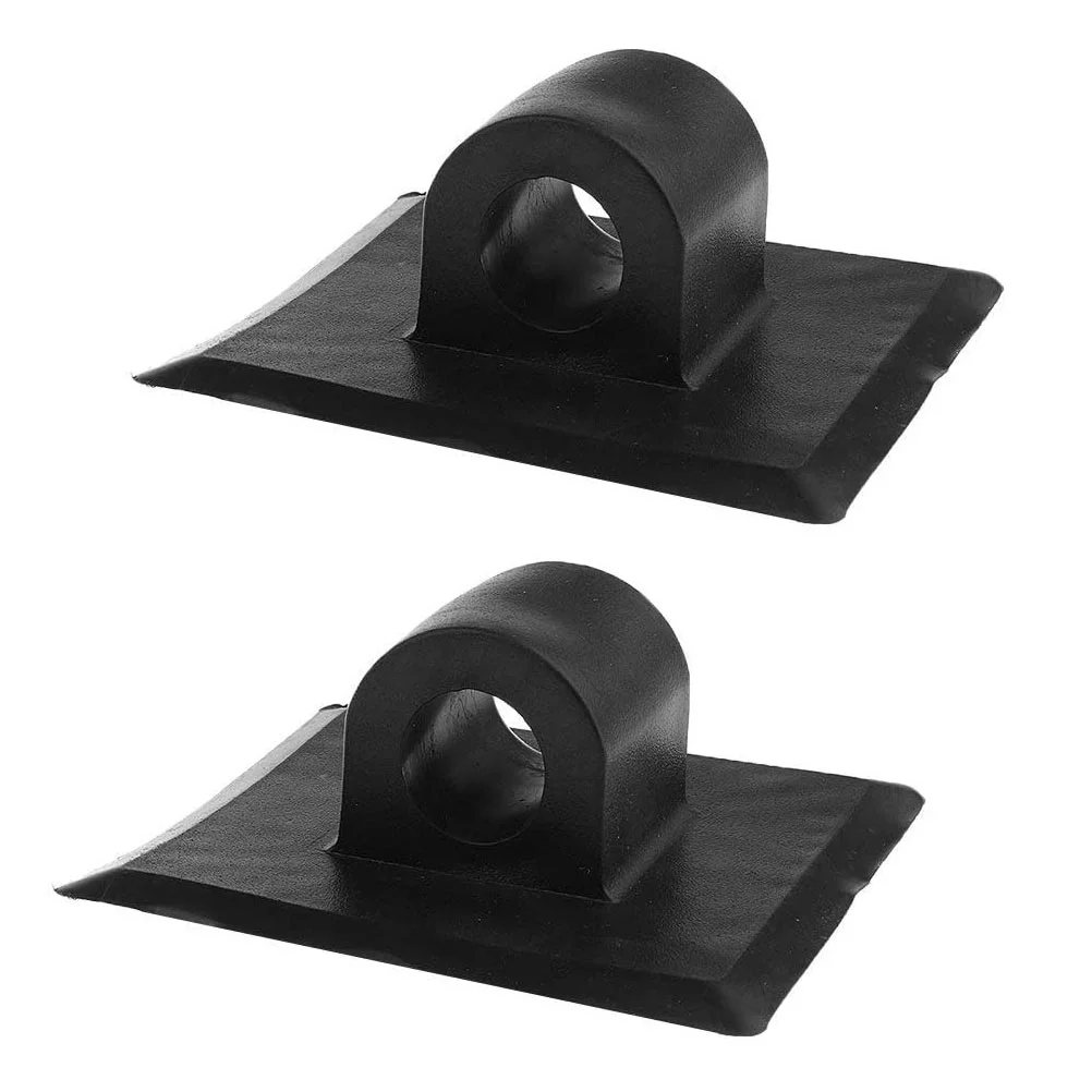 

2 Pcs Motor Bracket Square Buckle Mounting Brackets Clip Kayak Fixed Engine Clips Rubber Boat