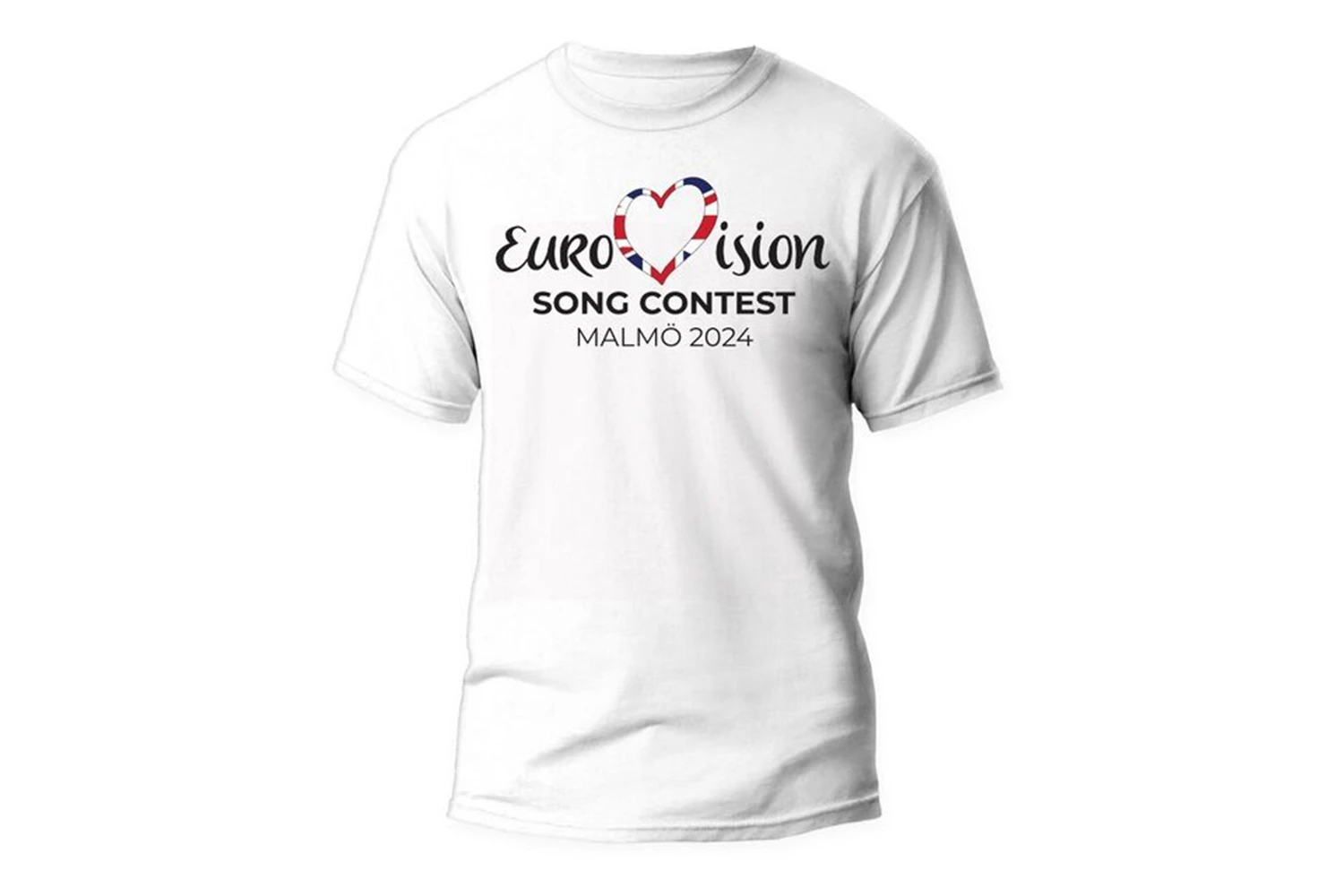 Футболка унисекс с изображением сердца Великобритании соревнований по песне