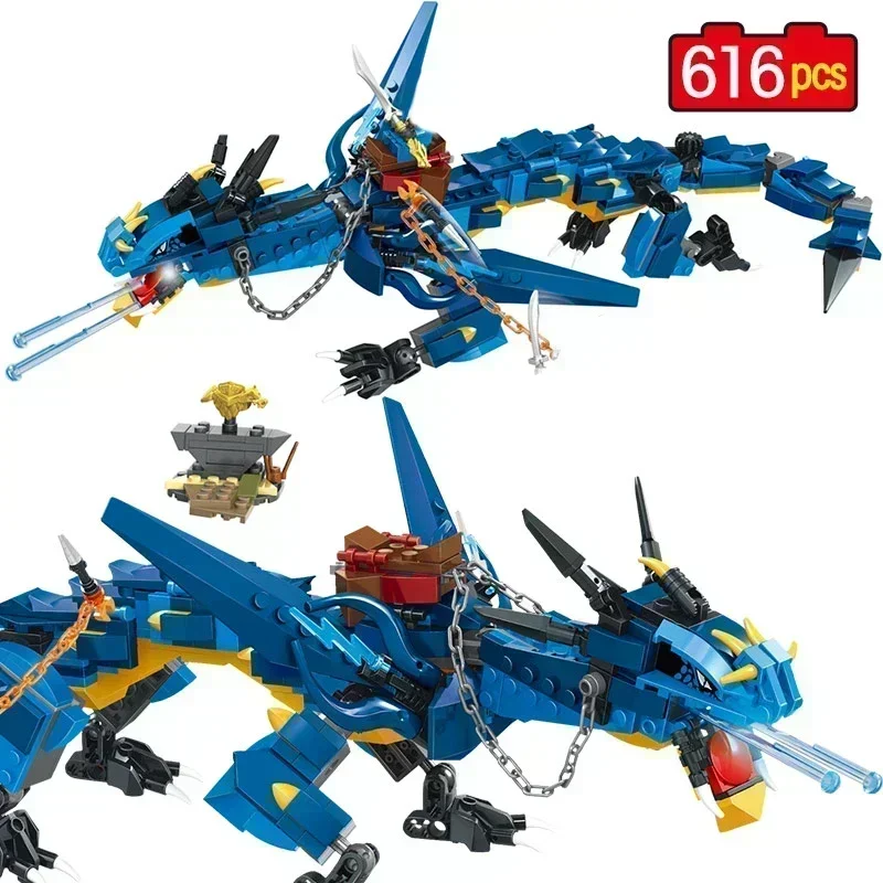 Конструктор MOC Temple of Airjitzu and Dragon подходит для 70612 года блоки ниндзя игрушки кирпичи