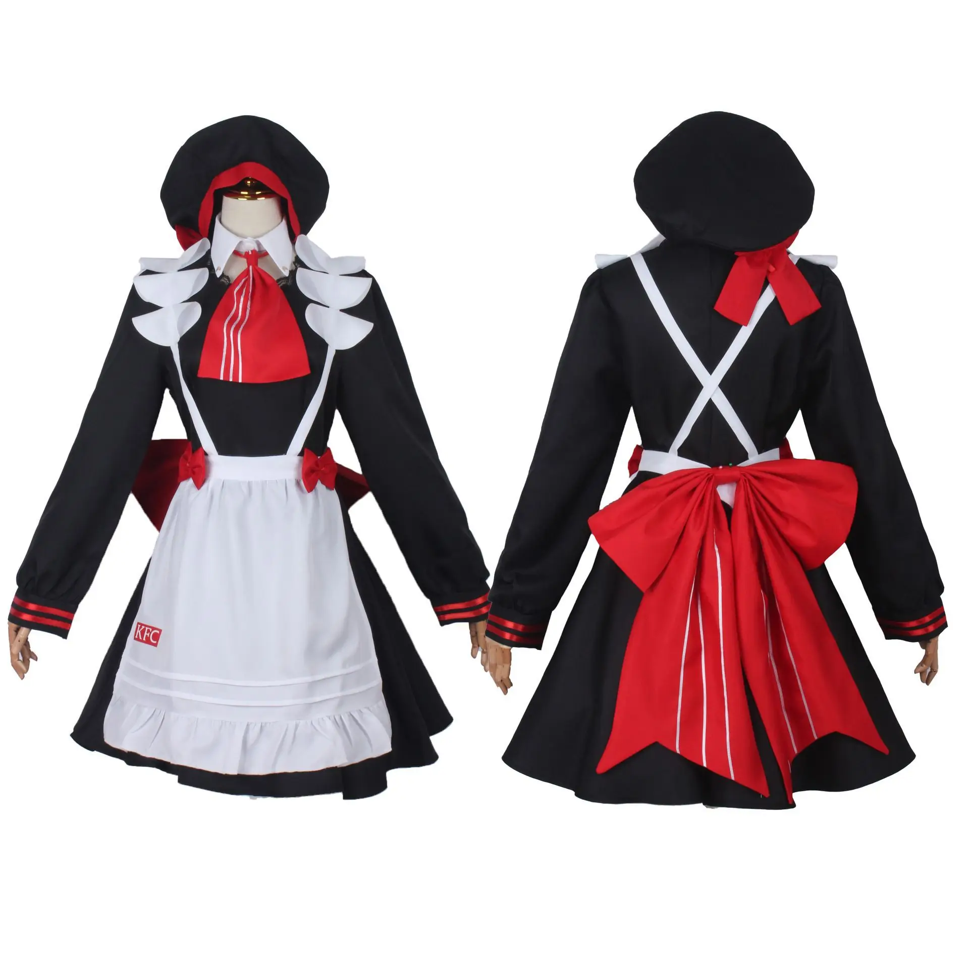 

Косплей-костюмы Game Genshin Impact для косплея одежда для Ноэля kfc Аниме Косплей Хэллоуин Карнавальный костюм комплект Женский костюм парик