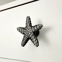 antique sea star cabinet and drawer pulls ocean style handles furniture wardrobe knobs cupboard drawer shoes cabinet pulls