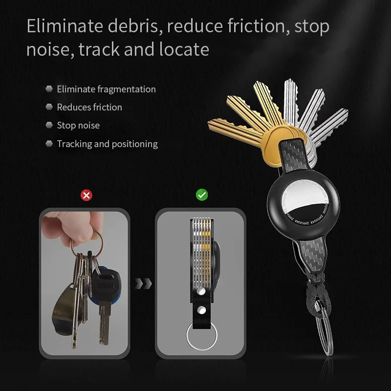 Органайзер для ключей мужчин-компактный металлический держатель