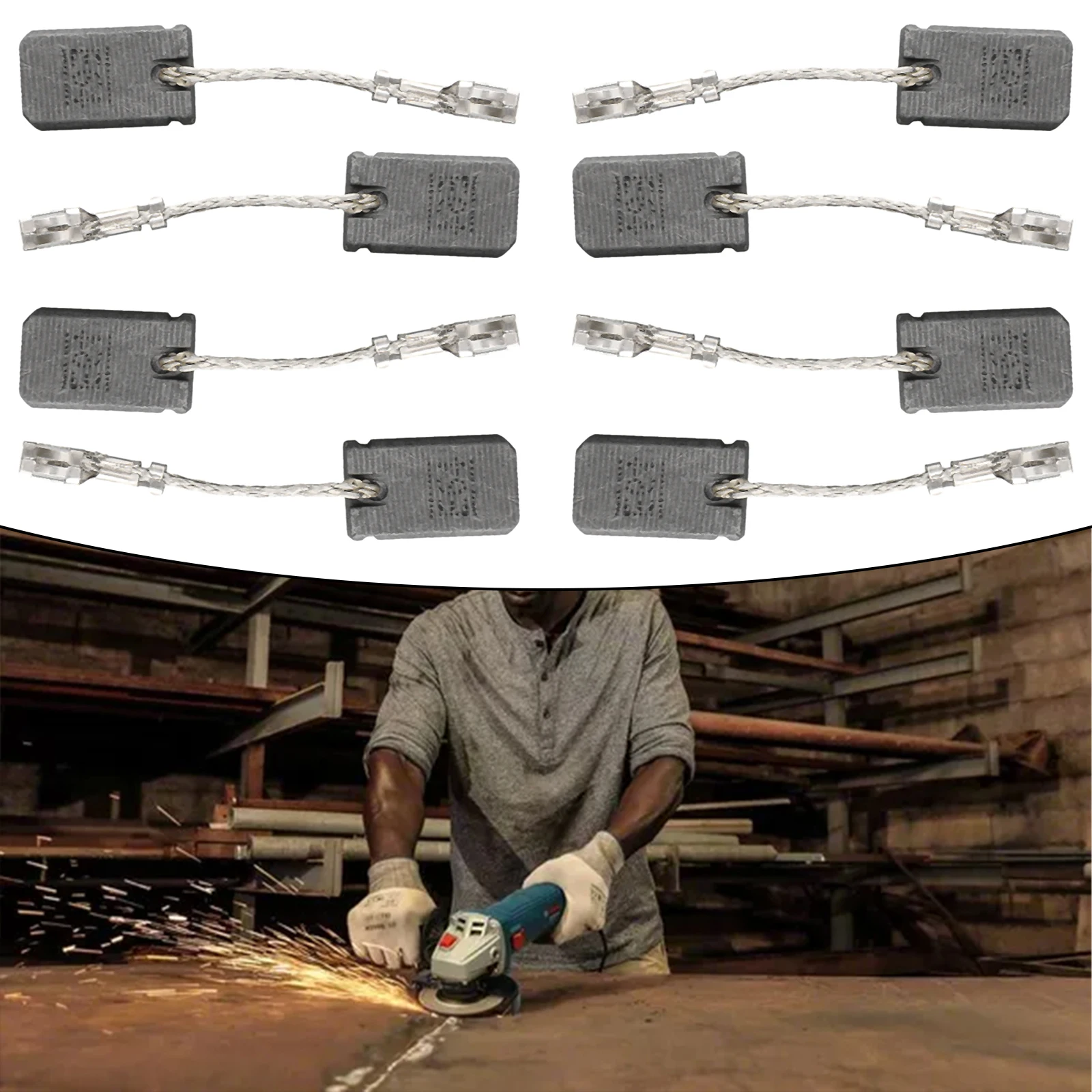 5*10*17 мм угольные щетки карбоны для двигателя карбон Bosch GWS 1000 1100 1400 10 11 14 15-125