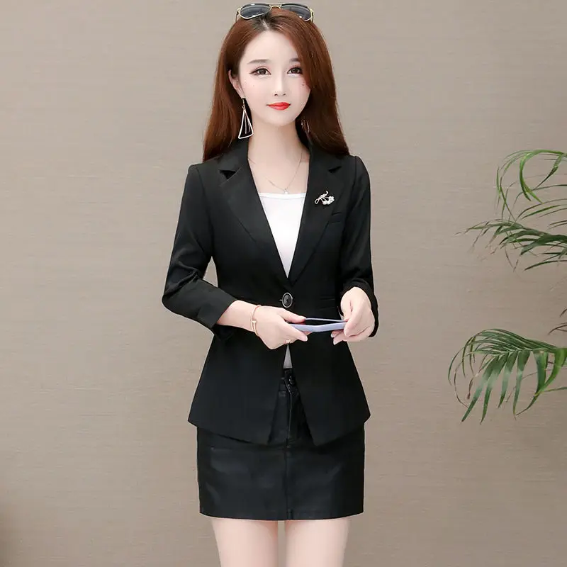 

Новинка весна-осень OL темпераментный Профессиональный тонкий костюм куртка женские Топы блейзер женские черные блейзеры женская одежда E225