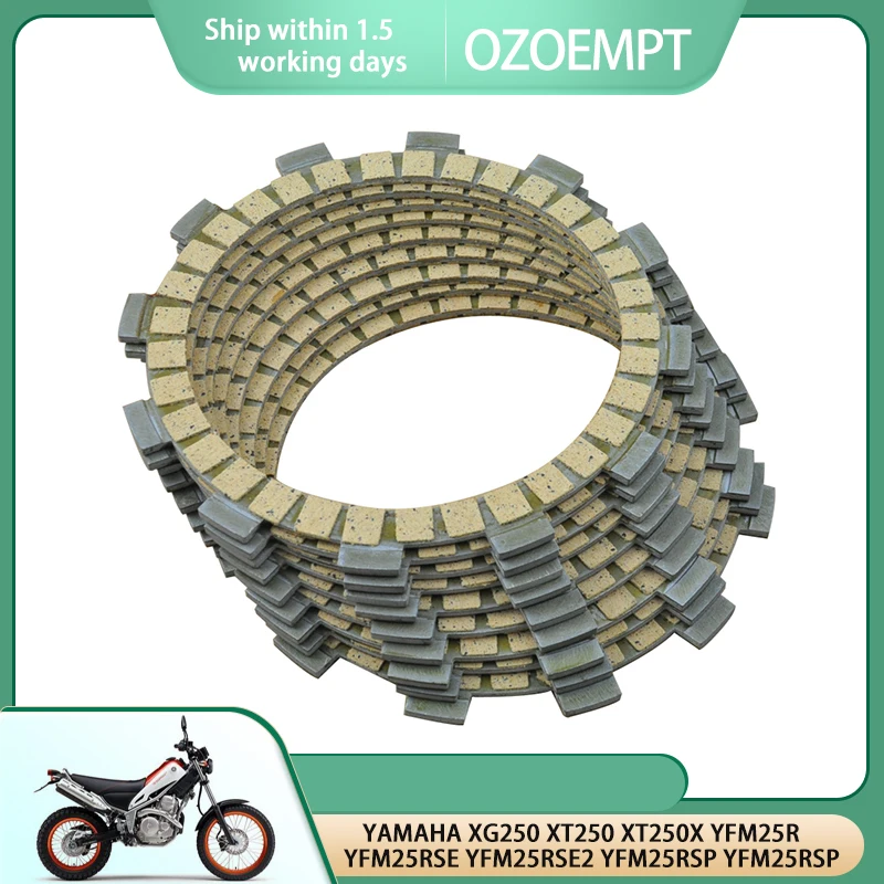 Памперсная пластина сцепления OZOEMPT, подходит для YAMAHA XG250 XT250 XT250X YFM25R YFM25RSE YFM25RSE2 YFM25RSP YFM25RSP