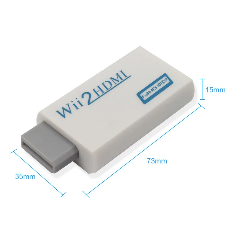 Wiistar Wii to HDMI Converter Adapter WII In Out with Cable wii2hdmi Free Shipping |