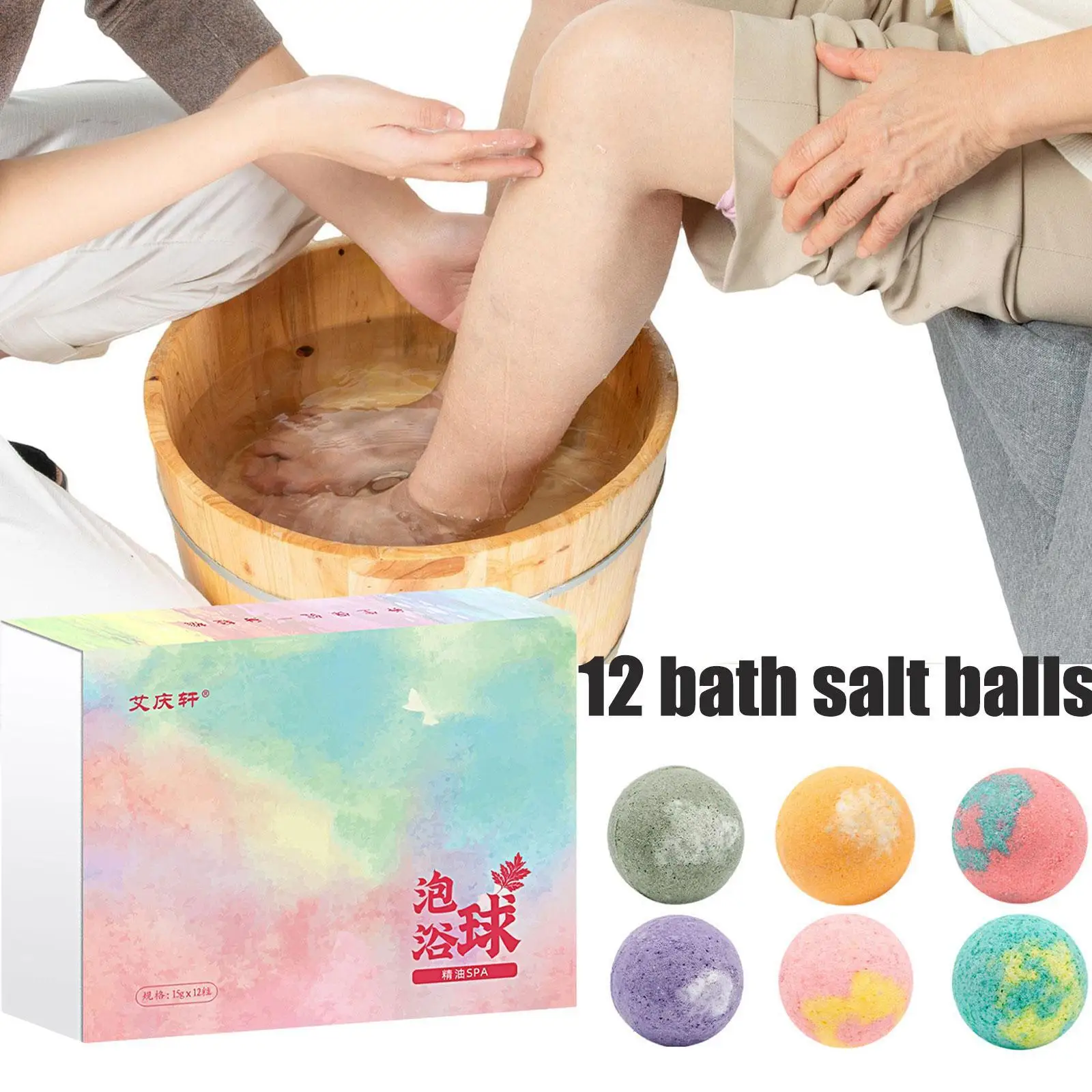1Organic Bath Bombs Natural Mini Handmade Bathing Foot Spa Bomb Rich Essential Oils Moisturizing Dry Skin Relaxing Scents  - buy with discount