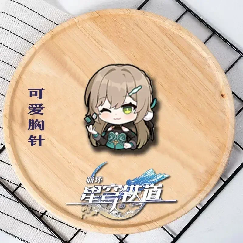 Аниме Honkai: Star Rail Li Sushang Clear Seele Qingque March 7th Herta Asta Косплей брошь подвеска значок