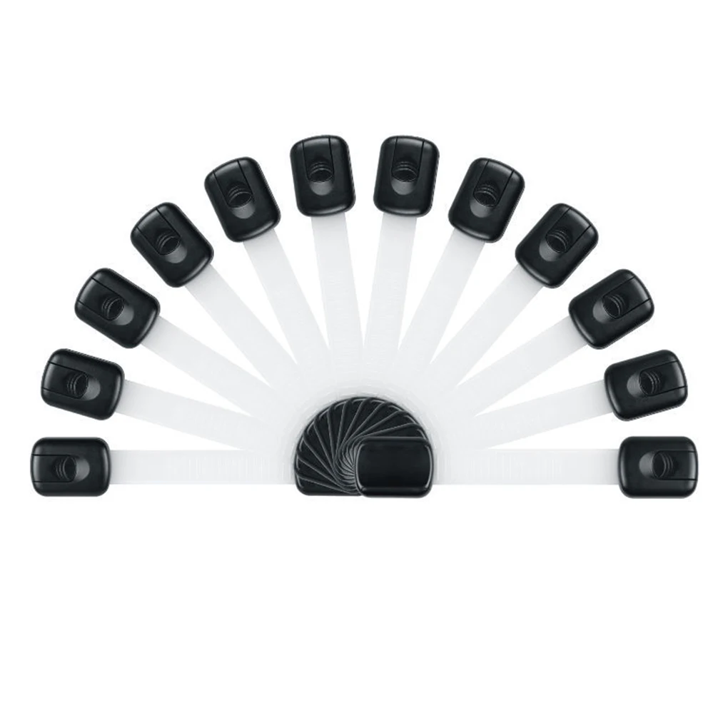 

12 шт. замок для защиты детей замок для ящика замок для ребенка преддошкольного возраста замок на холодильник Окно шкаф для шкафа стопор