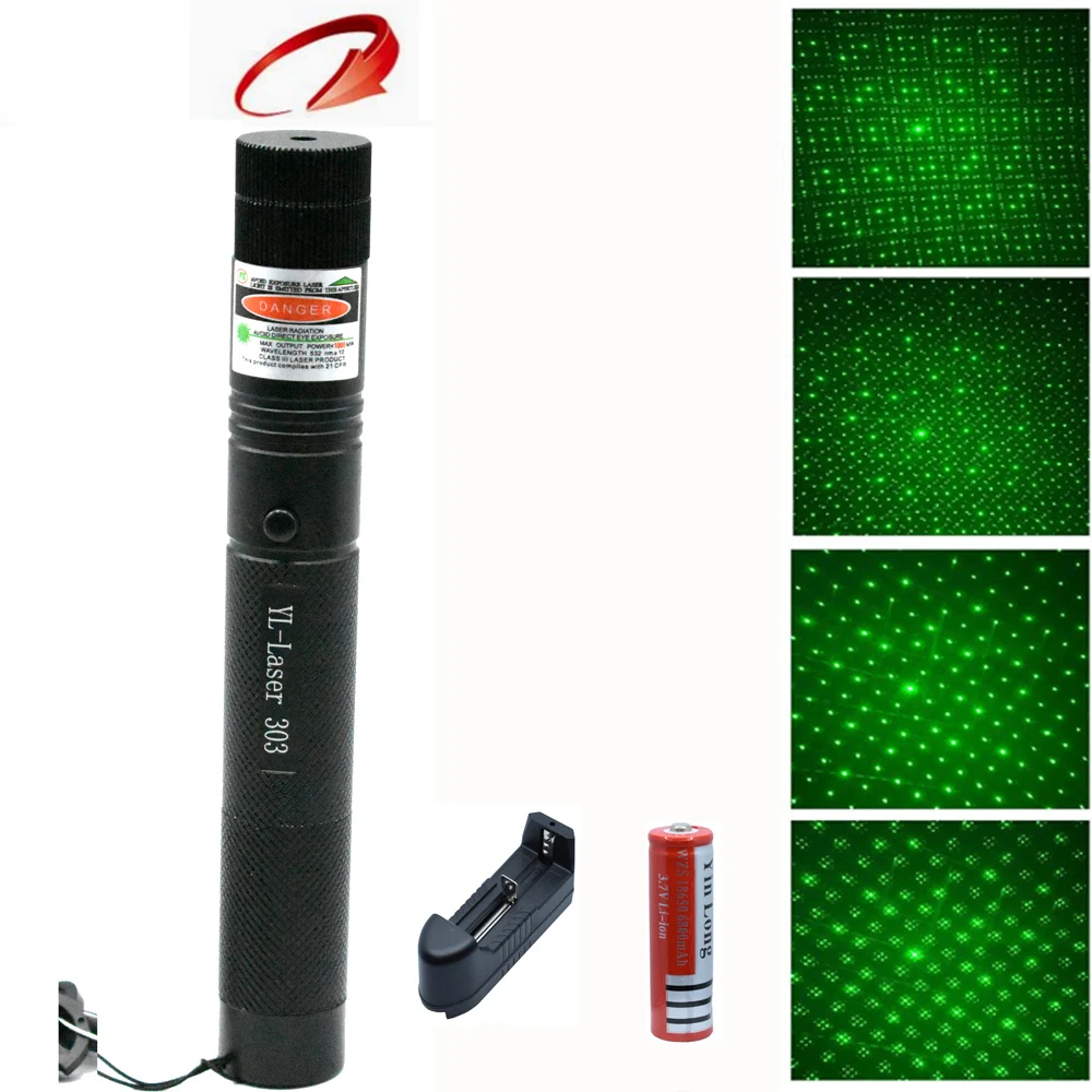 

High Powerful Green Laser pointer- 10000m Red dot 532nm Adjustable Focus Laser torch Accessories For Outdoor Camping Hiking