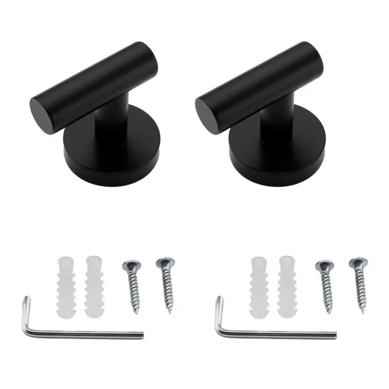 

Настенные крючки для халата, держатель для полотенец из нержавеющей стали, 2 шт., настенные вешалки, держатель для халата, водонепроницаемый крючок, аксессуары для ванной комнаты