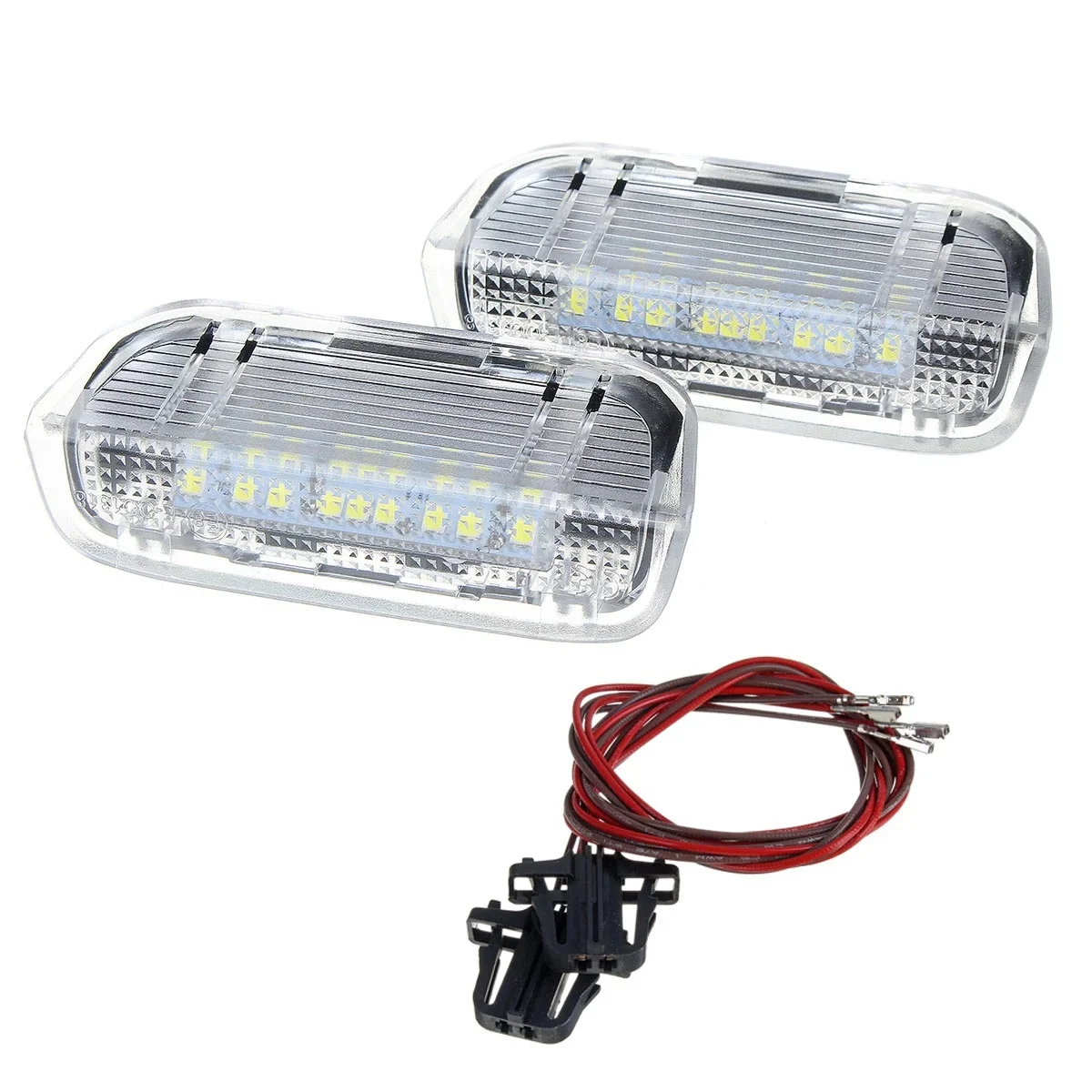 

2Pcs Door Warning Welcome Courtesy Light LED Lamp Decorative Lamp for Golf 5 6 7 Mk5 Mk6 Mk7