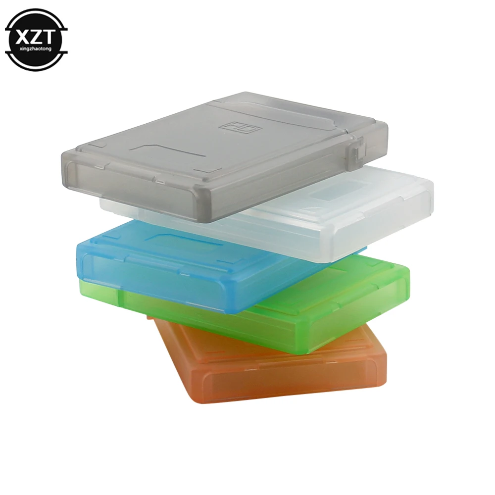 Portable 2.5 inch IDE SATA HDD Hard Disk Drive Protection Storage Box Plastic Protective Cover Case Game Accessories