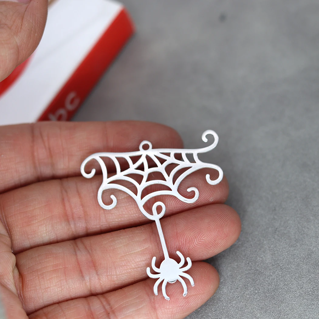 Подвески из нержавеющей стали в виде паука 3 шт