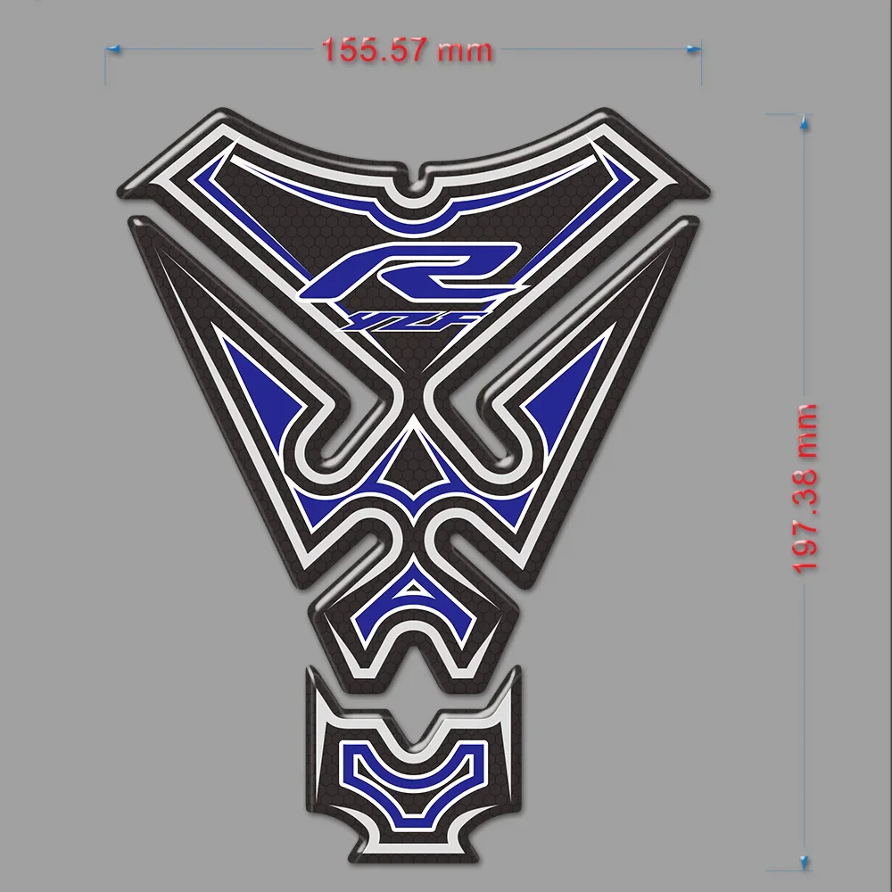 Наклейки на бак защитная наклейка для YAMAHA YZF-R6 обтекатель эмблема значок логотип