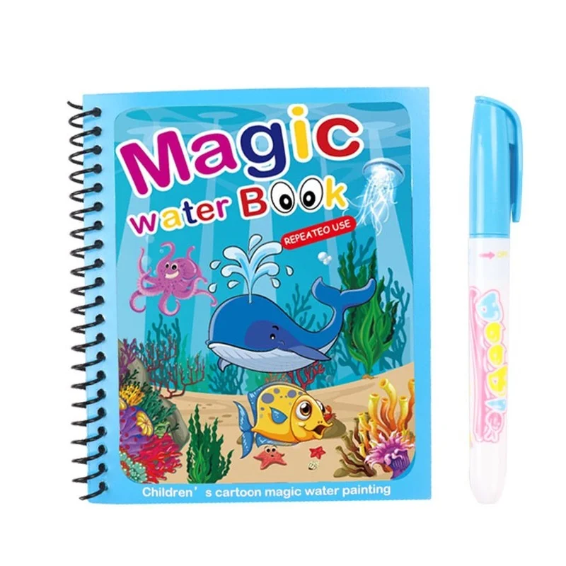 

Magical Water Painting Book Diy Magic Baby Graffiti Coloring Book Water Picture Album Learing Educational Toys Drawing Board