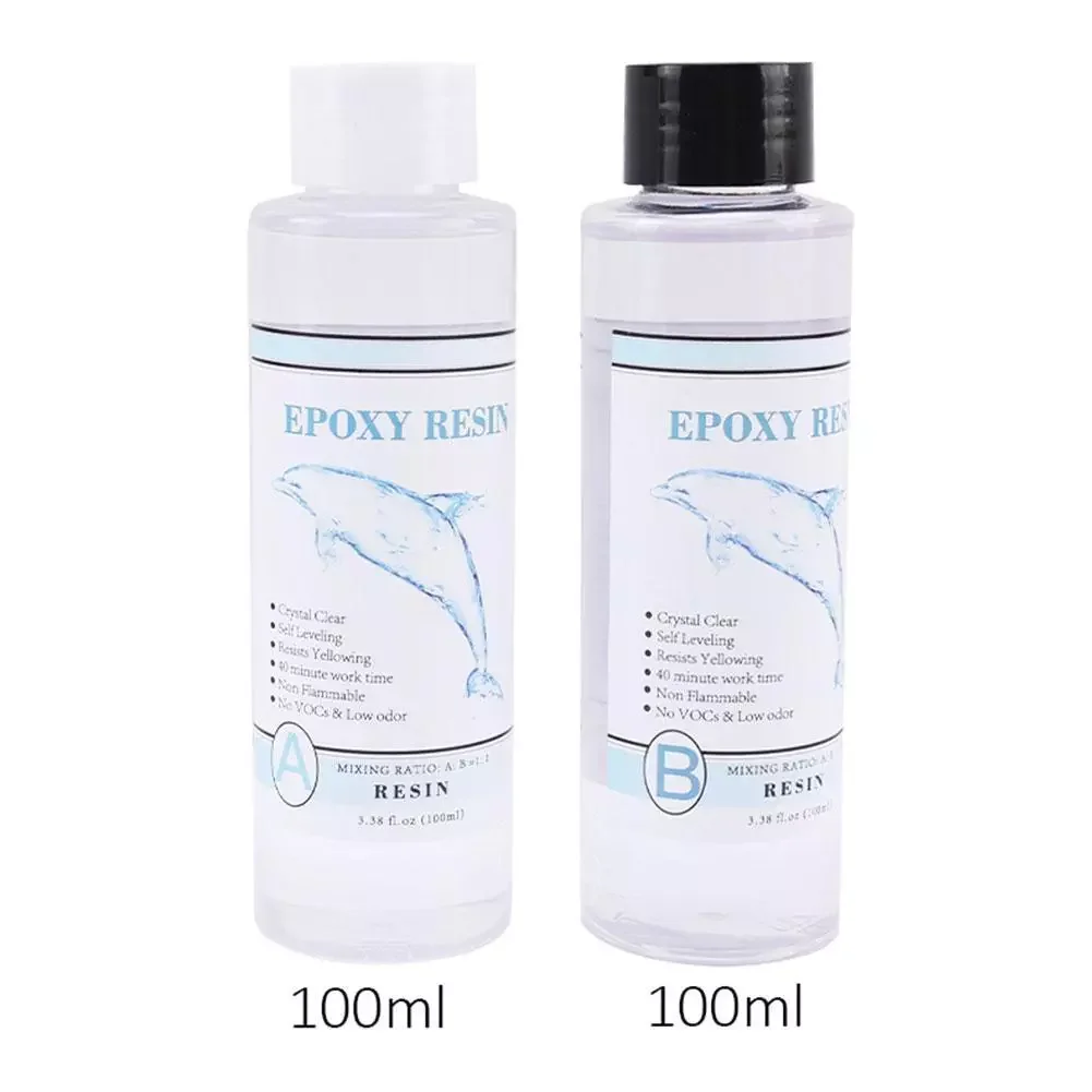 

Resin Kit Crystal Clear Hardener Kit Easy Mix DIY Supplies For Art Casting Resin Jewelry Projects TS1 Adhesives & Sealers