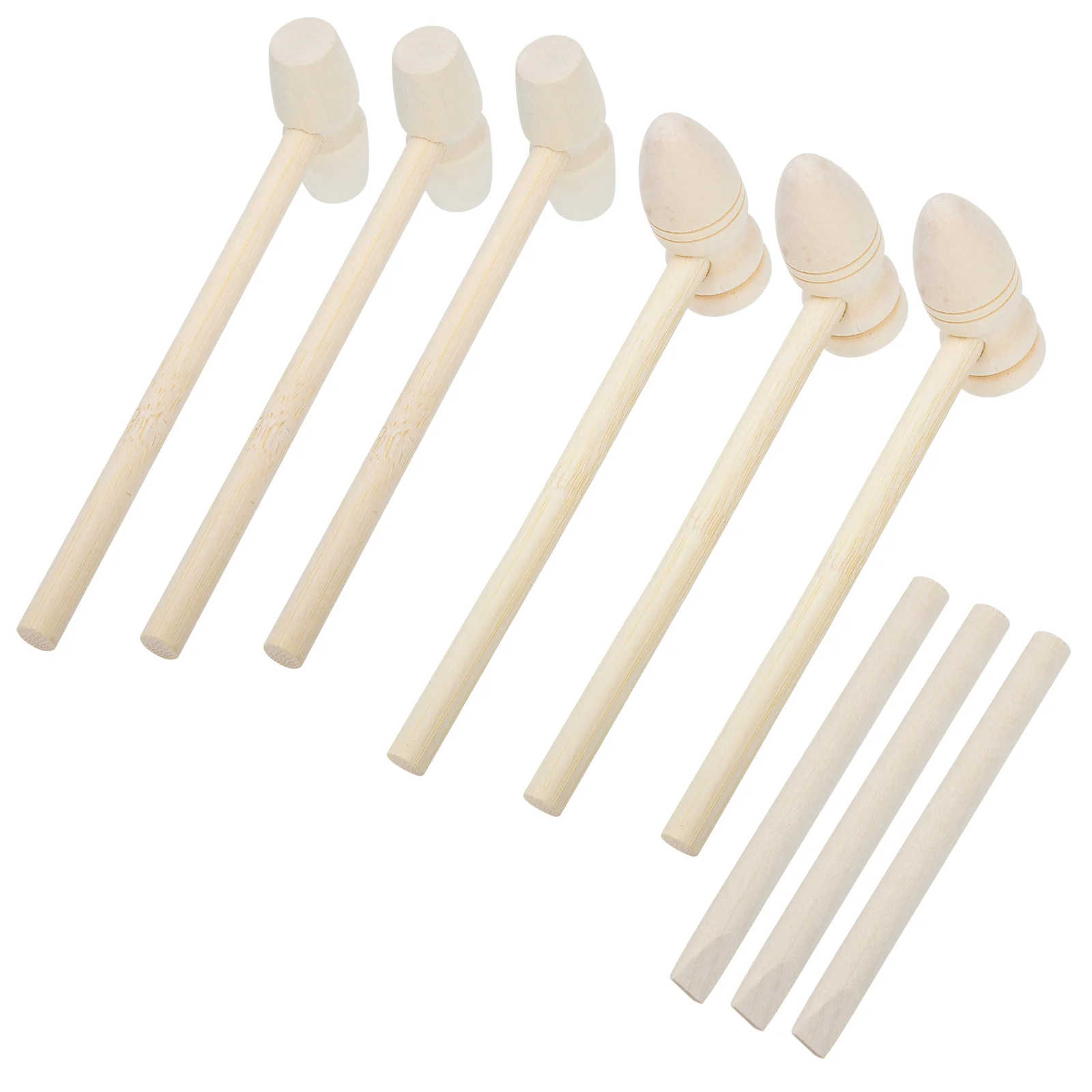 

Hammer Wooden Minimallet Mallets Hammers Wood Shellfish Gavel Blocks Assembly Lobster Crab Kids Crafts Heart Breakable Seafood