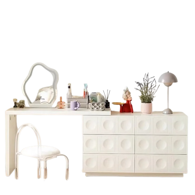 Высококачественный туалетный столик для макияжа девочек из натурального дерева