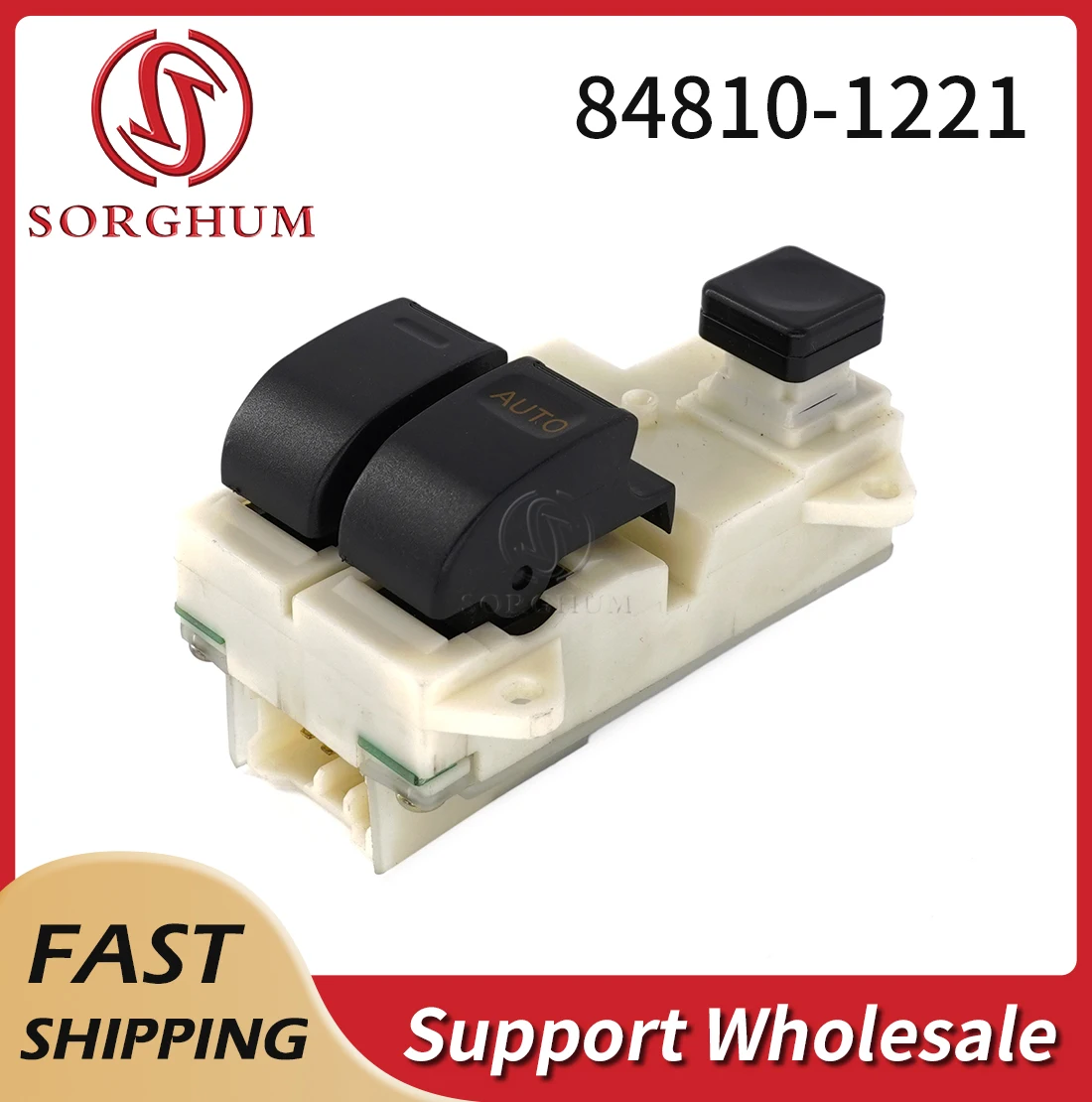 

Sorghum 84810-1221 RHD Front Right Driver Master Electric Power Window Switch Button For Toyota HINO 848101221 Car Accessories