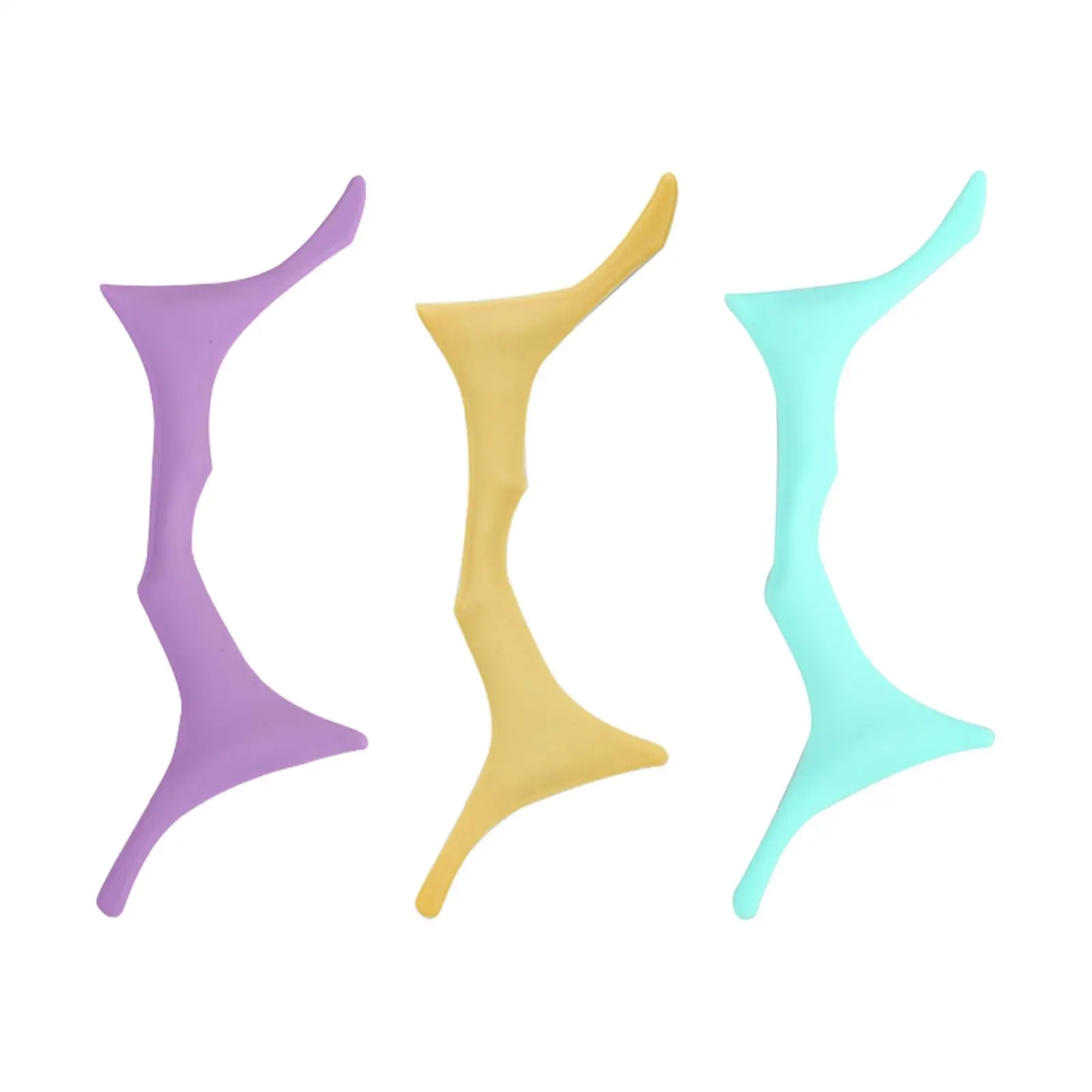 

Silicone Eyebrow Shaping Aid Tool Eyeliner Stencil Multifunctional Make up Tool for Beginners and Professional Makeup Artists