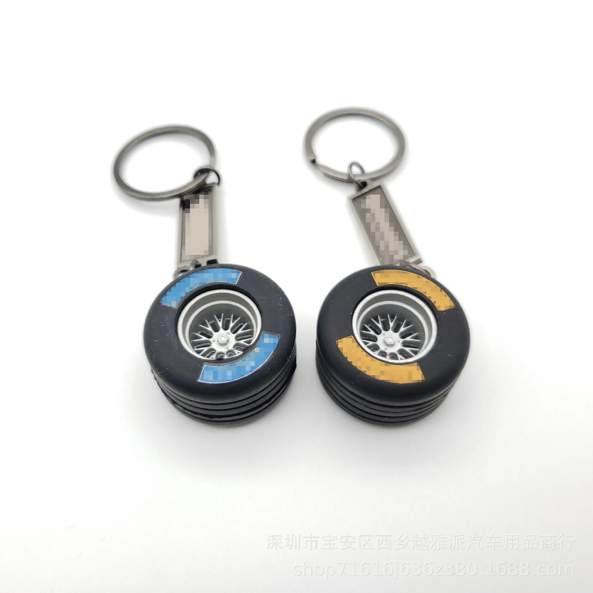 

Keychain FashioN car Tire Rubber Wheel Rims Keyring Bag Unisex For Car Lovers Pendant Ring Car Gift For Bmw Toyota