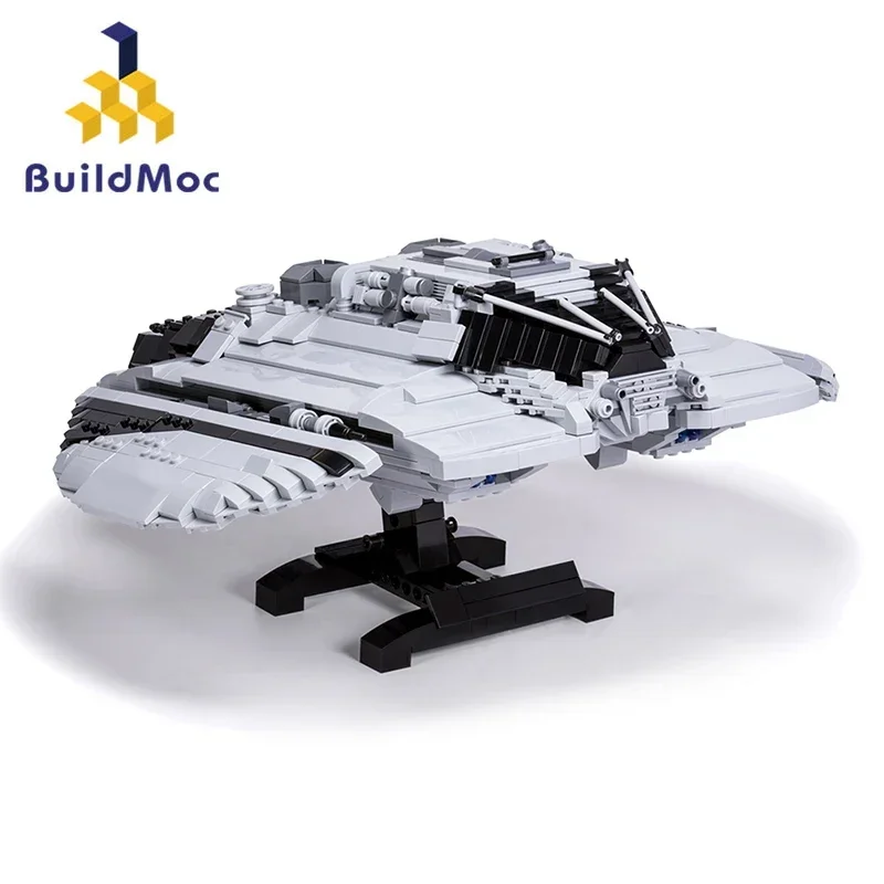 BuildMoc Centurion Raider Fighter набор строительных блоков для боевого самолета Галактический