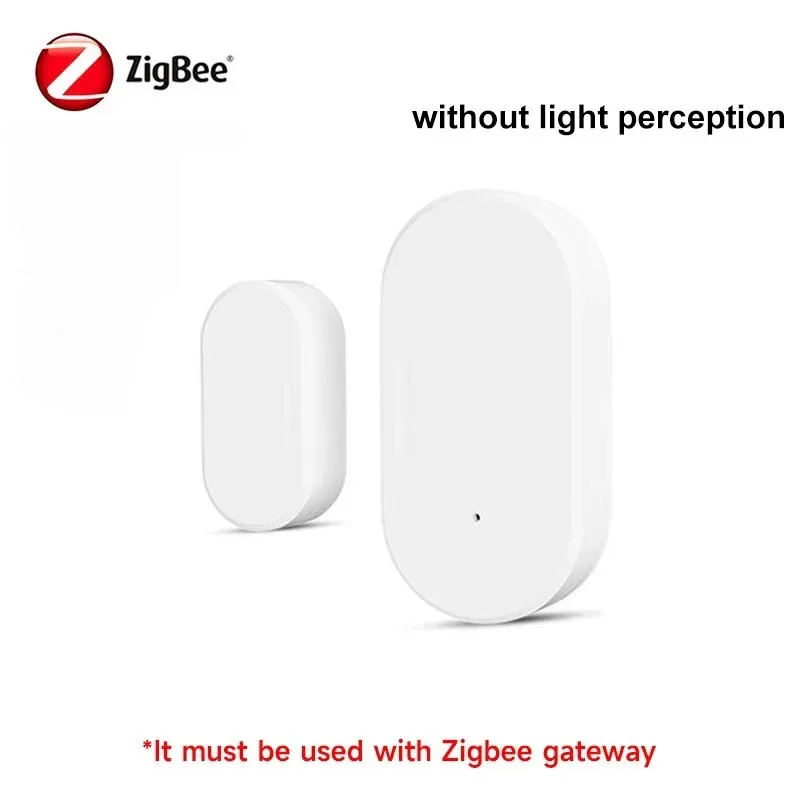 

2-в-1 датчик двери, окна Tuya Zigbee Cat Contact, обнаружение двери с подсветкой для умного дома, работа с Alex Google Home