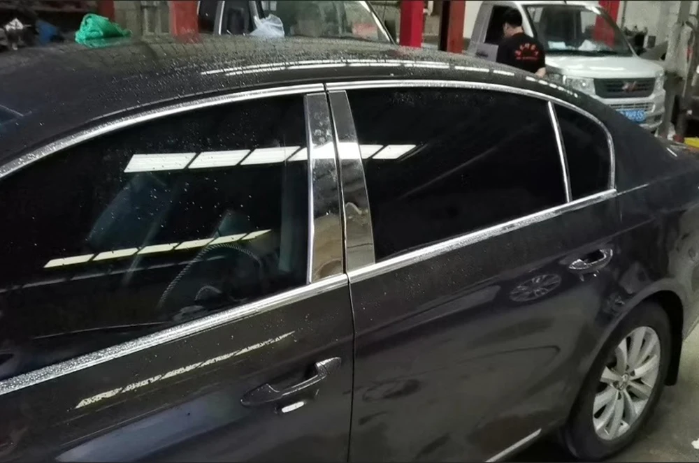 Фото Накладки на стойки окон для Volkswagen Passat B6 (2006-2011), 6 шт./компл. №5