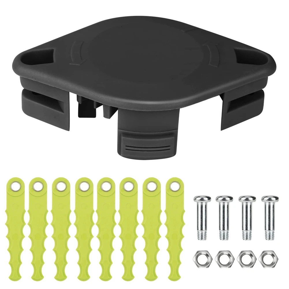 

For ACFHRL2 Polycarbonate Bladed Trimmer Head for Ryobi 18V/24V/40V RY40210 RY40210A Strimmers with 8 Quickload Blades