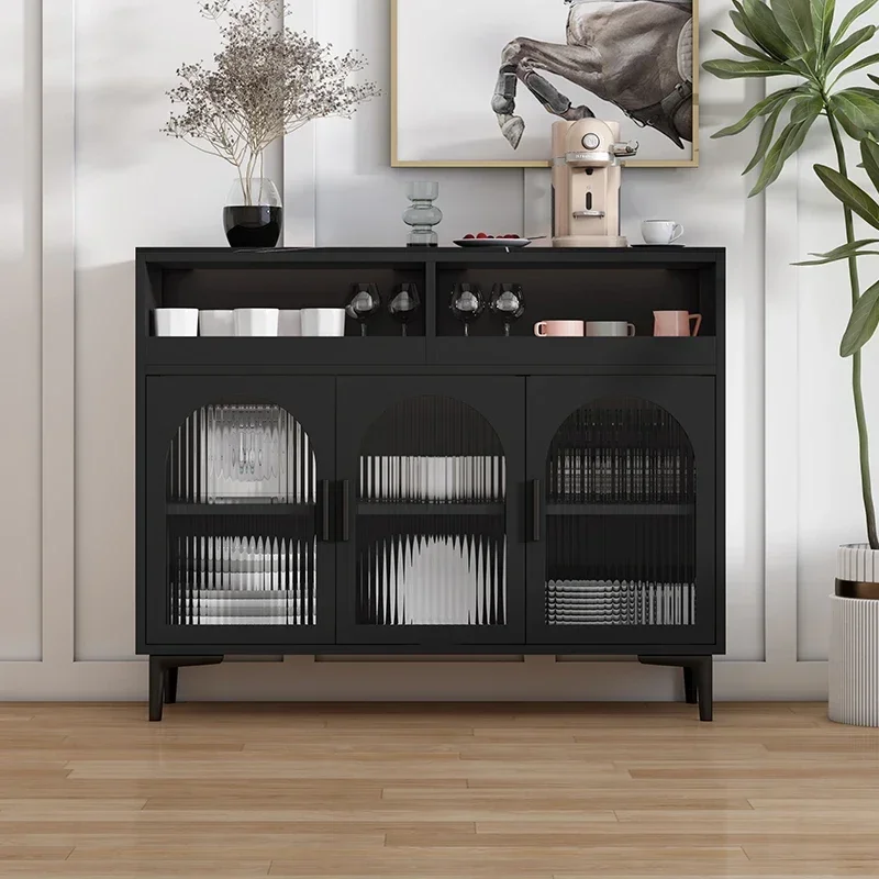 Роскошные кухонные шкафы для хранения сервант Современные витрины ящики