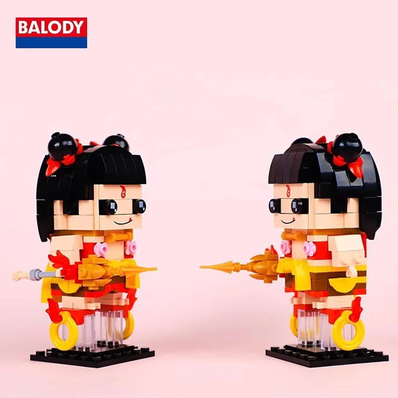 BALODY Kawaii Nezha культурная наружная головоломка блок высокое качество экшн-фигурки