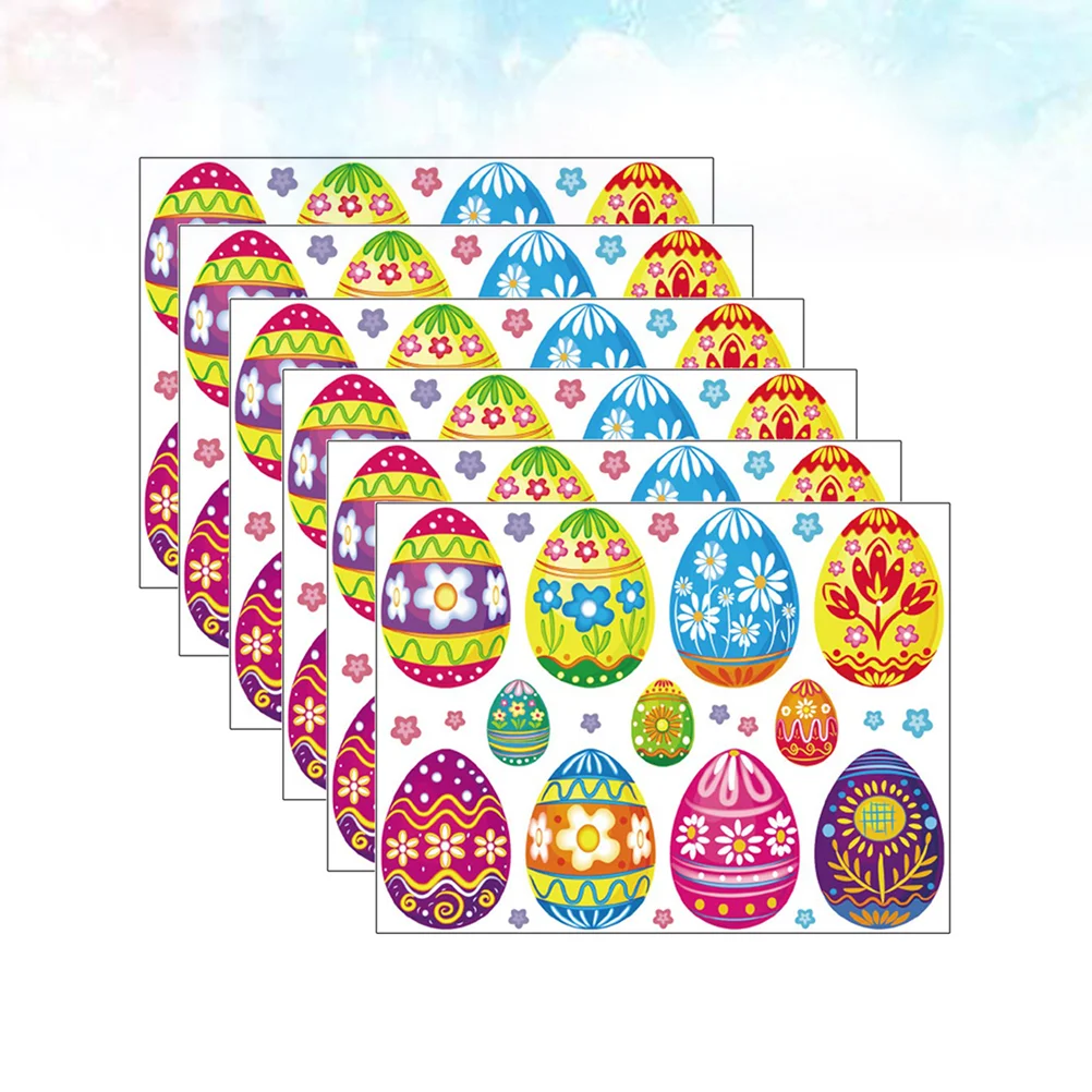 

8 Sheets Wall Stickers Party Settings DIY Removable Pasters for Shop
